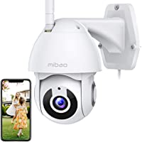 1296P Cámara de Vigilancia interior-exterior- Mibao Cámara visión panorámica-inclinable de 360°- IP66- visión nocturna…